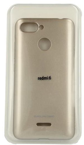 Molan Cano Jelly Xiaomi Redmi 6A silicone gold 32953 - Phone Case - Main image