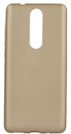 Jelly Flash Nokia 5.1 silicone gold matte 32296 - Phone Case