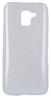 Forcell Samsung J6 glitter silver 31943 - Phone Case