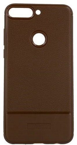 TopQ Armor Huawei Y7 Prime 2018 silicone brown 30463 - Phone Case - Main image