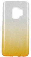 TopQ Samsung S9 glitter silver-orange 29669 - Phone Case
