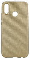 TopQ Carbon Huawei P20 Lite silicone gold 29029 - Phone Case