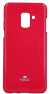 Mercury Samsung A8 Plus 2018 silicone pink 28262 - Phone Case