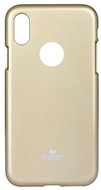 Mercury iPhone X silicone gold 27245 - Phone Case