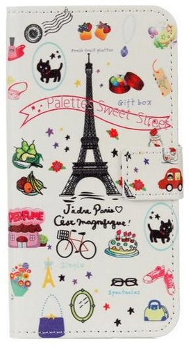 TopQ Doogee X30 book white Paris 26880 - Phone Case - Main image