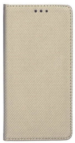 TopQ Samsung A8 Plus 2018 Smart Magnet Booklet Gold 26878 - Phone Case - Main image