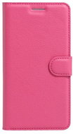 TopQ Doogee BL7000 book pink dark with buckle 26743 - Phone Case