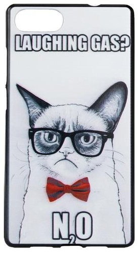 TopQ Doogee Mix 3D silicone Grumpy Cat 26408 - Phone Case - Main image