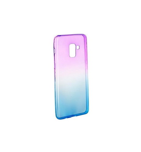 Forcell Samsung A8 Plus 2018 silicone iridescent purple 26232 - Phone Case - Main image