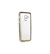 Forcell Electro Jelly Samsung A8 Plus 2018 silicone gold 26217 - Phone Case