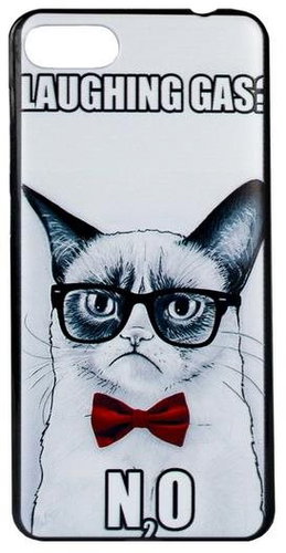 TopQ Asus ZenFone 4 Max ZC520KL 3D silicone Grumpy Cat 26152 - Phone Case - Main image