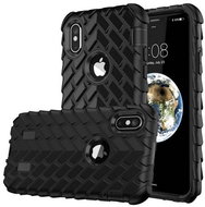 TopQ iPhone X Dragon Black 25078 - Phone Case