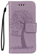 TopQ Asus ZenFone 4 Max ZC554KL book light purple tree owls 25007 - Phone Case