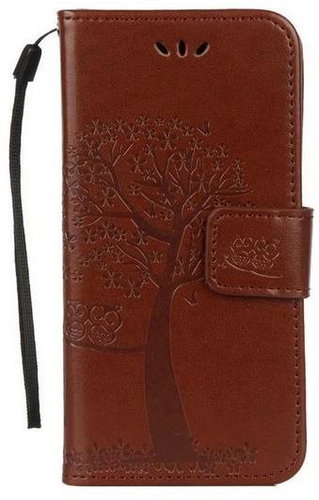 TopQ Asus ZenFone 4 Max ZC554KL book light brown tree owls 25006 - Phone Case - Main image