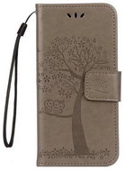 TopQ Asus ZenFone 4 Max ZC554KL bookish grey tree owls 25003 - Phone Case