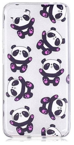TopQ Asus ZenFone 4 Max ZC554KL silicone pandas 24242 - Phone Case - Main image