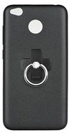 X-LEVEL Xiaomi Redmi 4X silicone black with ring 23852 - Phone Case
