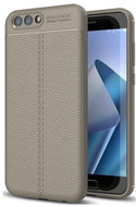 TopQ Asus ZenFone 4 Max ZC554KL Silicone Leather Grey 23455 - Phone Case