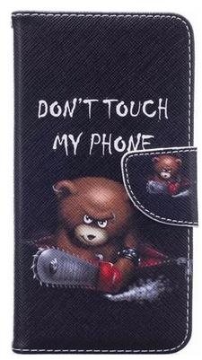 TopQ Asus ZenFone 4 Max ZC554KL booklet Dont Touch Bear 23411 Main image TopQ Asus ZenFone 4 Max ZC554KL booklet Dont Touch Bear 23411 - Phone Case - Main image