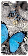 TopQ Asus ZenFone 4 Max ZC554KL silicone blue butterfly 23377 - Phone Case