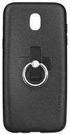 X-LEVEL Samsung J5 2017 silicone black with ring 22902 - Phone Case