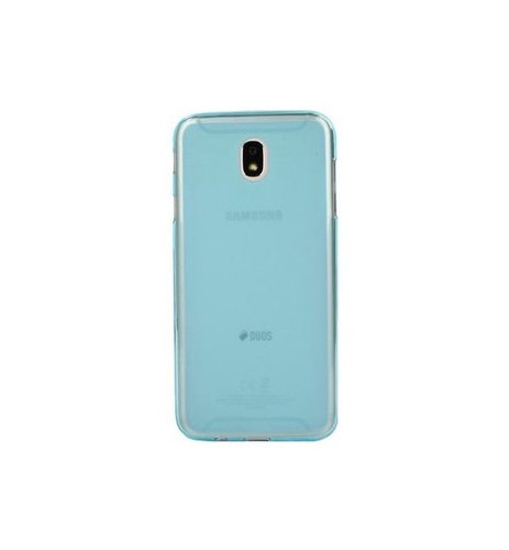 TopQ Samsung J7 2017 silicone blue transparent 22417 - Phone Case - Main image