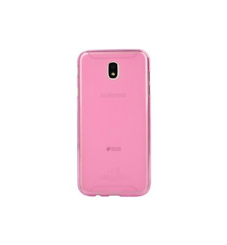 TopQ Samsung J7 2017 silicone pink transparent 22416 - Phone Case - Main image