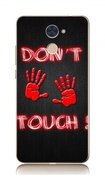 TopQ Huawei Y7 solid Don't touch red 21607 - Phone Case
