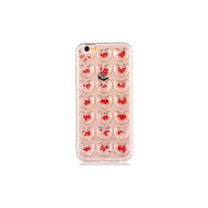 TopQ iPhone 7 silicone 3D heart red 21201 - Phone Case