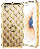 TopQ iPhone 7 silicone Luxury Ring gold 20987 - Phone Case