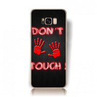 TopQ Samsung S8 Plus solid Don't touch red 18034 - Phone Case