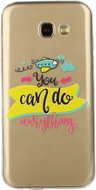 Forcell Samsung A5 2017 silicone inscription 4 17657 - Phone Case