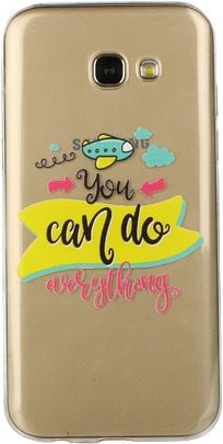 Forcell Samsung A5 2017 silicone inscription 4 17657 - Phone Case - Main image