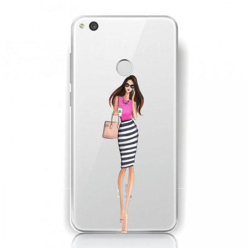 TopQ Huawei P9 Lite 2017 solid Lady 3 16444 - Phone Case - Main image