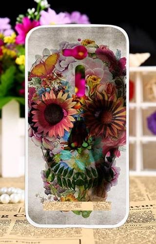 TopQ Asus ZenFone Go ZB500KL silicone coloured skull - Phone Case - Main image