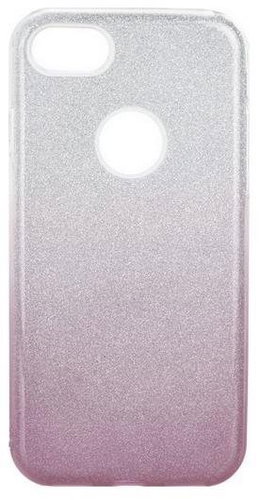 Forcell iPhone 8 glitter silver-pink 27293 - Phone Case - Main image