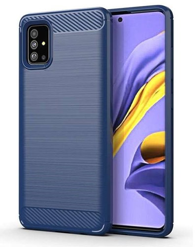 TopQ Samsung A51 silicone blue 47851 - Phone Cover - Main image