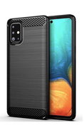 TopQ Samsung A71 silicone black 47704 - Phone Cover