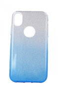 TopQ iPhone XR glitter silver-blue 48574 - Phone Cover