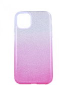 TopQ iPhone 11 glitter silver-pink 48648 - Phone Case