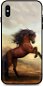 TopQ iPhone XS silicone Brown Horse 49158 - Phone Cover