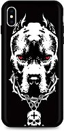 TopQ iPhone XS silicone Fighting Dog 49141 - Phone Cover