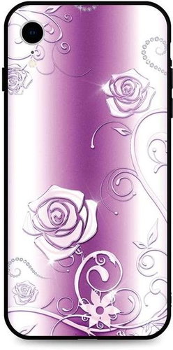 TopQ iPhone XR silicone Abstract Roses 49100 - Phone Cover - Main image