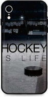 TopQ iPhone XR silicone Hockey Is Life 49096 - Phone Cover