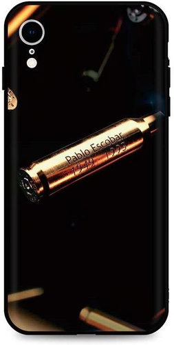 TopQ iPhone XR silicone Pablo Escobar Bullet 49093 - Phone Cover - Main image
