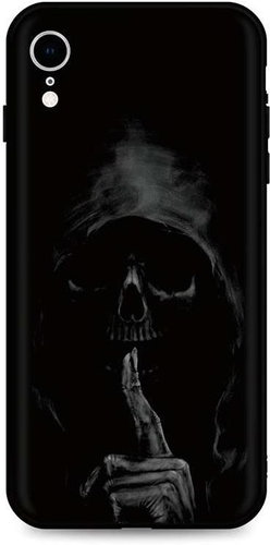 TopQ iPhone XR silicone Dark Grim Reaper 49087 - Phone Cover - Main image