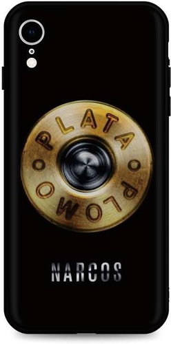 TopQ iPhone XR silicone Plata O Plomo 49076 - Phone Cover - Main image