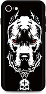 TopQ iPhone 8 silicone Fighting Dog 49022 - Phone Cover