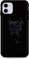 TopQ iPhone 11 silicone Dark Pitbull 48941 - Phone Cover