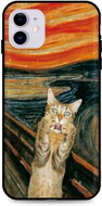 TopQ iPhone 11 silicone Scared Cat 48916 - Phone Cover